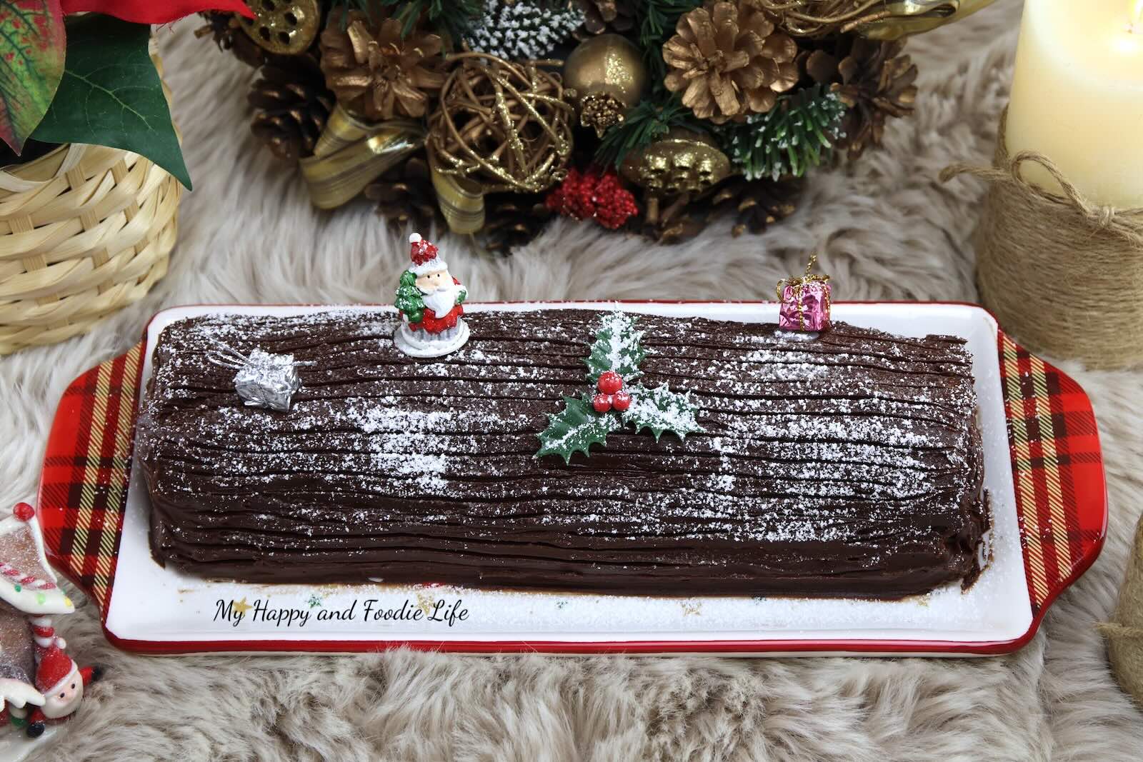 Recette Bûche Noël Confiture et Chocolat